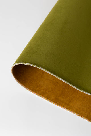 Flat Lay- Velvet Vintage Green&Ochre