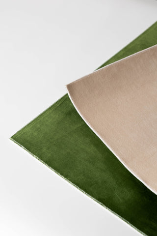 Flat Lay- Velvet Vintage Green&Ivory