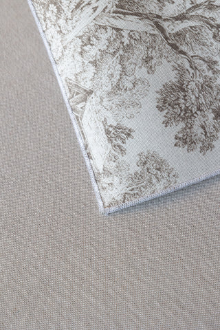 Flat lay- Toile de Jouy Light Brown&Beige